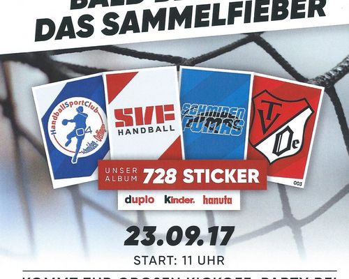 Schmiden Pumas und HSC-Jugendliche als StickerStars